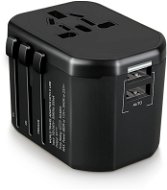 Wontravel JY-303S - UK, EU, US -> EU, UK, US; 2 x USB - Utazó adapter
