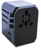 Wontravel JY-305A - UK, EU, US -> EU, UK, US; 4x USB, USB-C - Utazó adapter