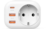 Wontravel - EU -> UK, 30W, white - Travel Adapter