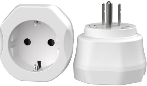 Wontravel WL-032 - EU -> USA, white - Travel Adapter - Main image