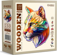 WOODEN CITY Wooden Puzzle Colorful Cougar 150 pieces - Jigsaw Puzzle