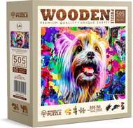 WOODEN CITY Wooden Puzzle Pop Art Yorkshire Terrier 505 pieces - Jigsaw Puzzle