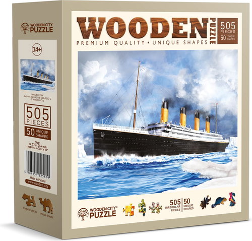 WOODEN CITY Wooden Puzzle Titanic 505 pieces - Jigsaw Puzzle - Main image