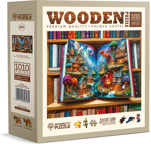 WOODEN CITY Wooden Puzzle Magic Fairy Tales 1010 pieces - Jigsaw Puzzle - Main image