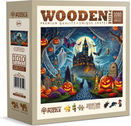 WOODEN CITY Dřevěné puzzle Halloweenský hrad 1010 dílků - Puzzle