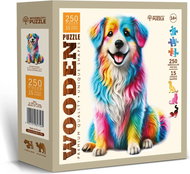 WOODEN CITY Wooden Puzzle Rainbow Dog 250 pieces - Jigsaw Puzzle