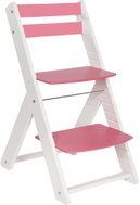 Wood Partner growing chair VENDY white/pink - Growing Chair