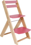 Wood Partner growing chair VENDY lacquer/pink - Growing Chair