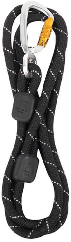 Woolly Wolf Rope Leash Black 180cm 10mm - Leash - Main image