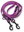 Waterproof Adjustable Leash 2.5m × 2cm, Lilac