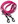 Waterproof Switchable Lead 2.5m × 2cm, Pink