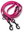 Waterproof Switchable Lead 2.5m × 2cm, Pink