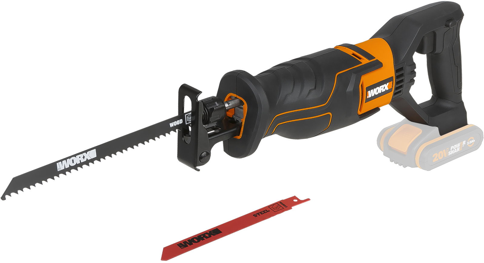 WORX WX500.9 - 20 mm, akkumulátoros, akku nélkül