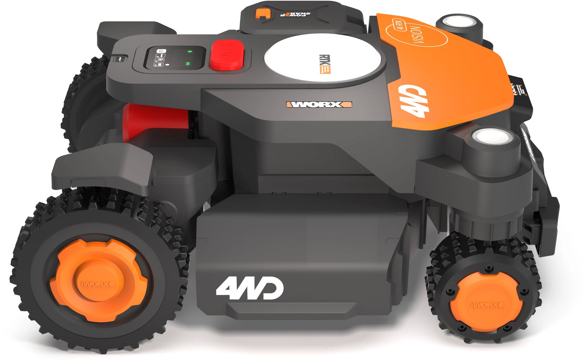 WORX WR341 Vision Cloud 4WD recenzia: bez vodiaceho drôtu a pre členité záhrady 10 Robotická kosačka WORX WR341E Vision Cloud