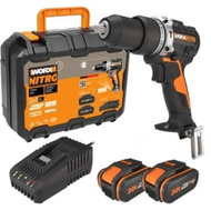 WORX Nitro Vrtačka s příklepem AKU 20V WX352.1 (2 × 4 Ah) - Cordless Drill
