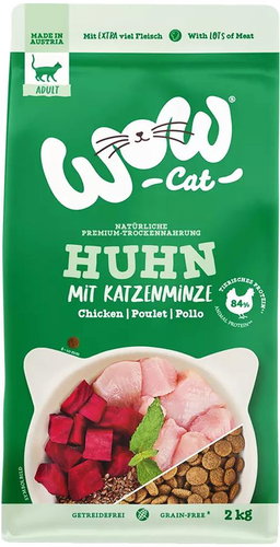 WOW Cat granules Chicken with duck and beetroot Adult 325 g - Cat Kibble - Main image