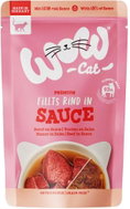 WOW Cat pocket Sauce Beef Adult 85 g - Cat Food Pouch