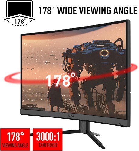 MSI G27C4X 27 Class Full HD Curved Screen Gaming LCD Monitor - 16