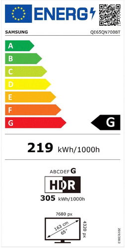 SAMSUNG - QE65QN700B - TV Neo Qled - 8K - 65 (163 cm) - HDR10+