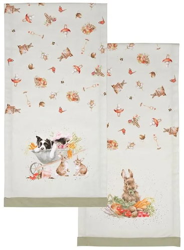 Wrendale Designs Garden Animals Table Runner - Runner - Main image