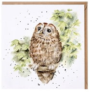 Wrendale Designs Greeting Card - Owl - Greeting Card