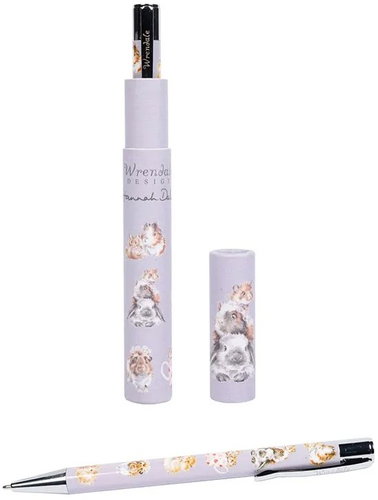 Wrendale Designs Ballpoint Pen Guinea Pig, Rabbit, Hamster - Ballpoint Pen - Main image