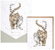 Wrendale Designs Cards and Envelopes Set Cats - Greeting Card
