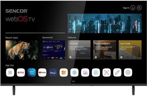 43" Sencor SLE 43FS803B Main image 43" Sencor SLE 43FS803B - Television - Main image