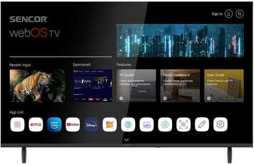 43" Sencor SLE 43US803B Main image 43" Sencor SLE 43US803B - Television - Main image