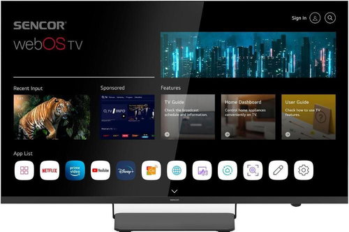 43" Sencor SLE 43US850TCSB - Televízió - Fő fotó