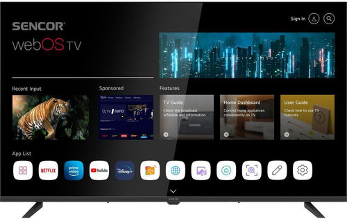 43" Sencor SLE 43US802TCSB - Televize - Hlavní obrázek