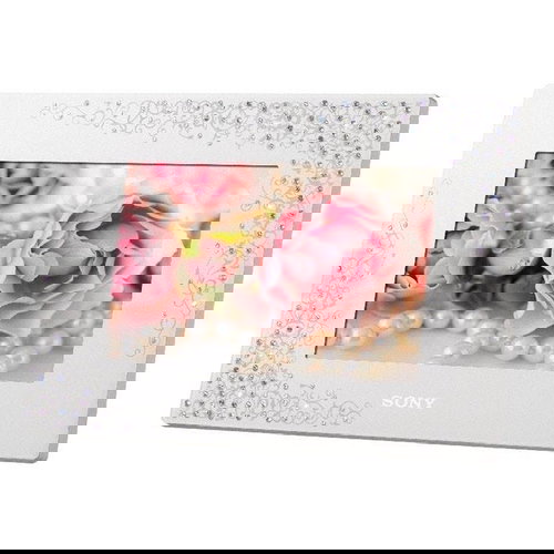 SONY DPFD720WI swarovski elements white Main image SONY DPFD720WI swarovski elements white - Digital Photo Frame - Main image
