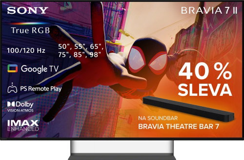 50" Sony Bravia 7 II (K50XR79M2PB.CEI) - Televize - Hlavní obrázek