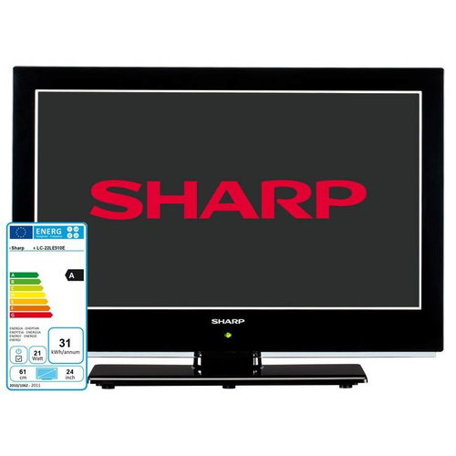 22" Sharp AQUOS LC22LE510 - Television - Main image