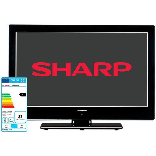 22" Sharp AQUOS LC22DV240E - Television - Main image