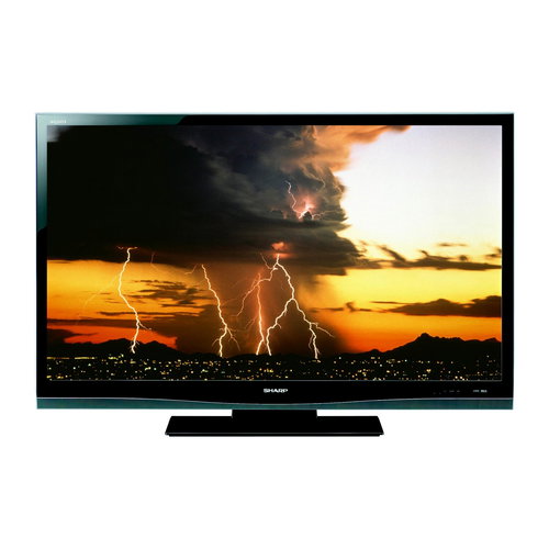 46" LCD TV Sharp LC46X20E černá (black), 10000:1, 450cd/m2, 16:9, 1920x1080, an/ DVB-T tuner, 3x HDM - Television - Main image
