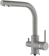 Aquasanita Three-way sink mixer Akvaduo 2663 Long - 221 light grey - Tap