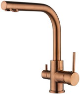 Aquasanita Three-way sink mixer Akvaduo 2663 Long - C copper, copper - Tap