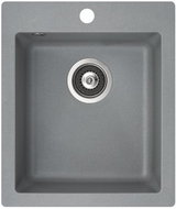 AQUASANITA Simplex 425 Alumetallic - Granite Sink