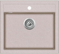AQUASANITA Quadro 565 Beige - Granite Sink