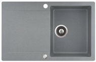 AQUASANITA Cuba 780.0E Alumetallic - Granite Sink