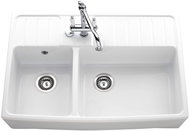 LUISINA Berlioz 900.2E White - Ceramic Sink