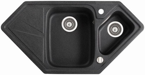 MARMORIN Torro 980.10ER, Black - Granite Sink - Main image