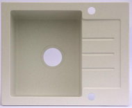 MARMORIN Tellur 590.5E, White - Granite Sink