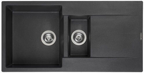 REGINOX Amsterdam 1000.10 Black - Granite Sink - Main image