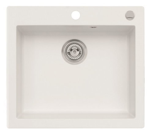 AXIS Mojito 570E Pure White - Granite Sink - Main image