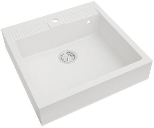 AXIS Antiga 620 Pure White - Granite Sink - Main image
