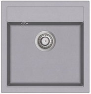 AQUASANITA Tesa 490 Alumetallic - Granite Sink