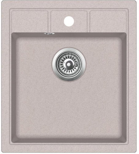 AQUASANITA Nova 460E Beige - Granite Sink - Main image