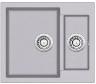 Aquasanita Tesa 580.1E Alumetallic - Granite Sink